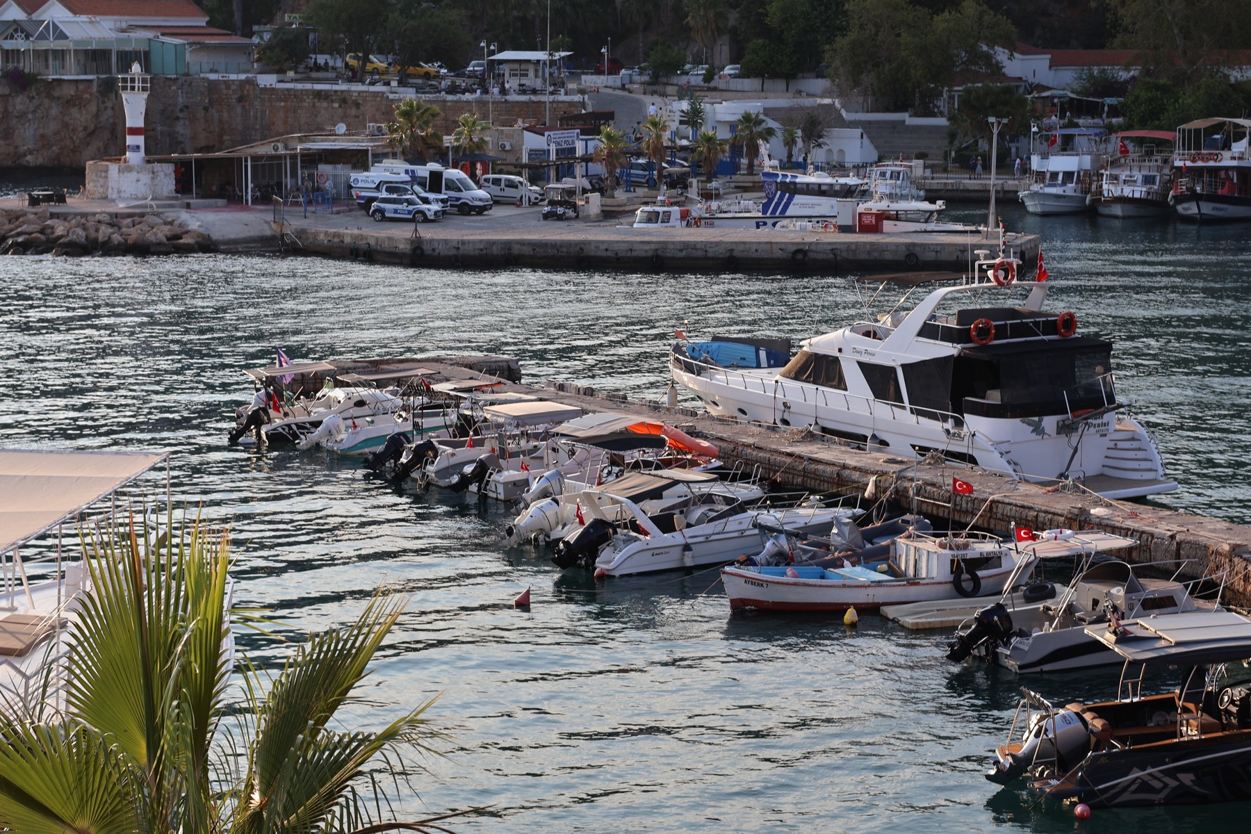 Boats at Antalya’s old marina