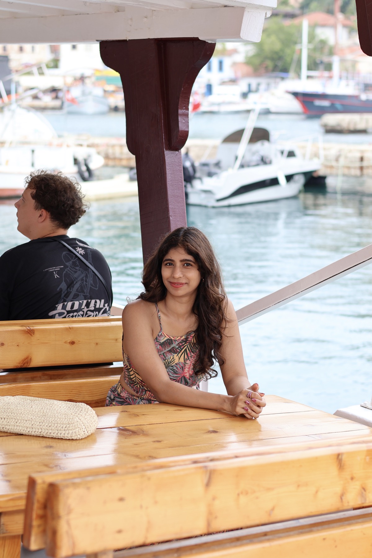 On a boat in Antalya marina