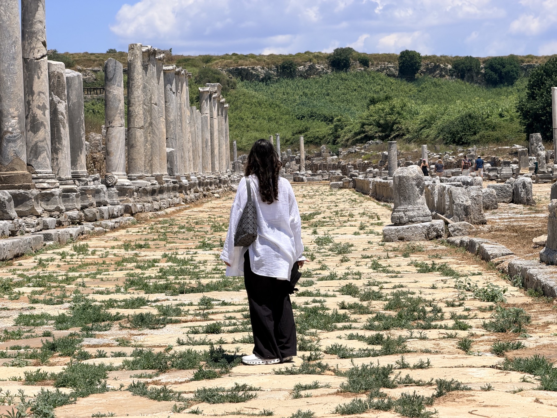 Ancient columns at Perge, frame 2