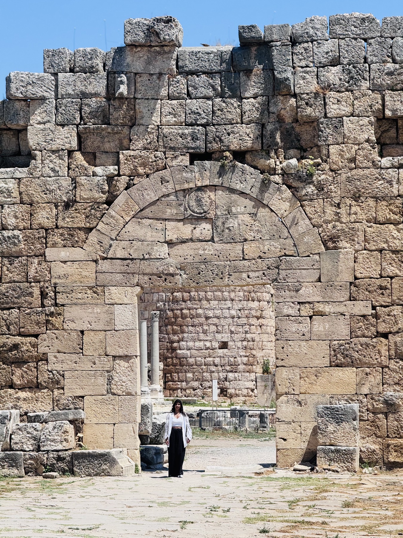 Entrance wall at Perge