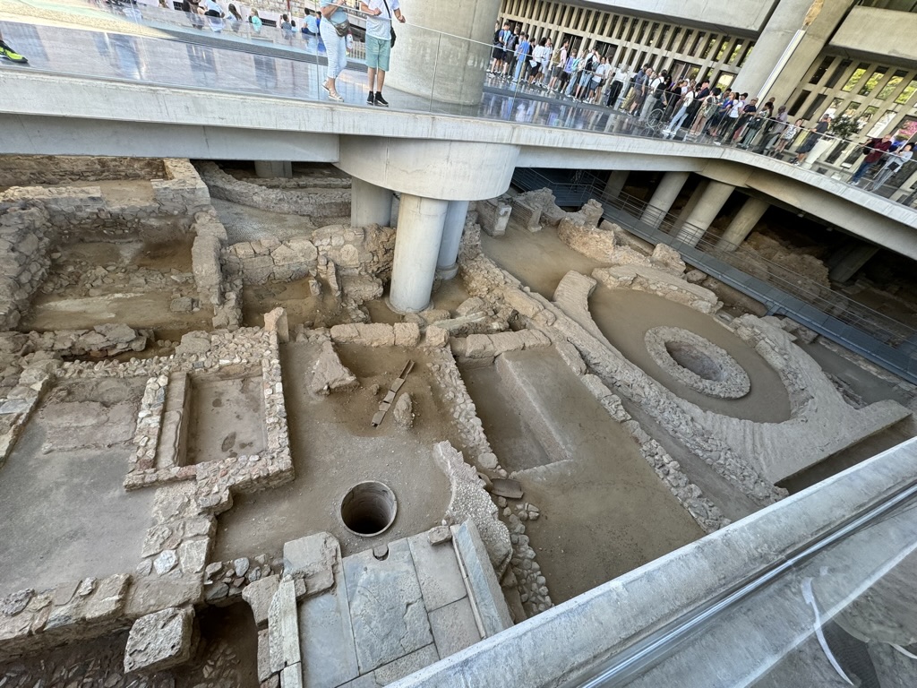 Acropolis Museum Archeological Excavation Site