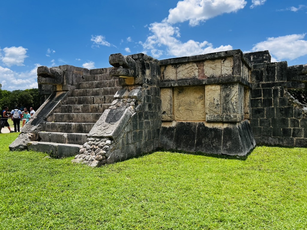 Stone serpent's head