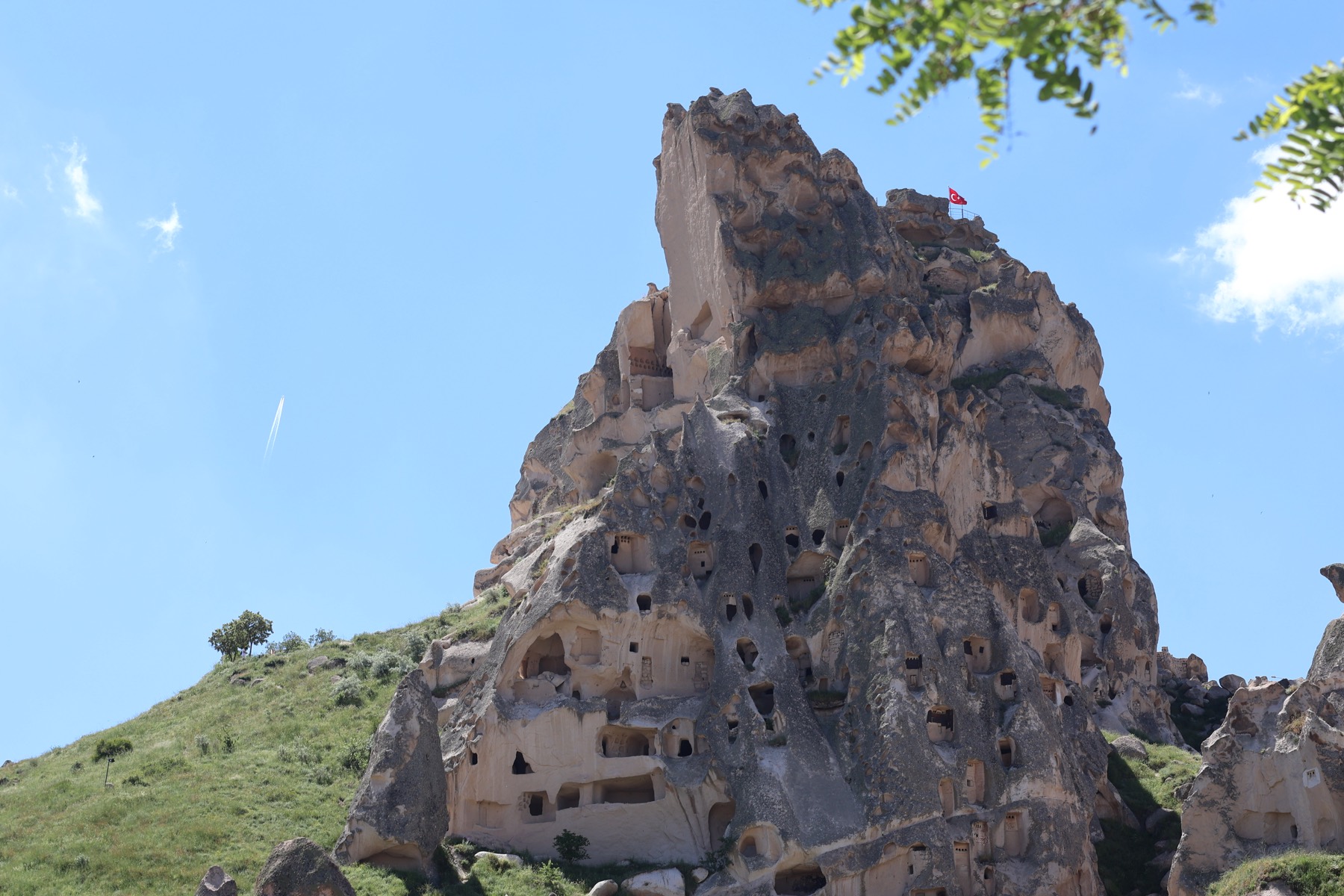 Uçhisar fortress and village