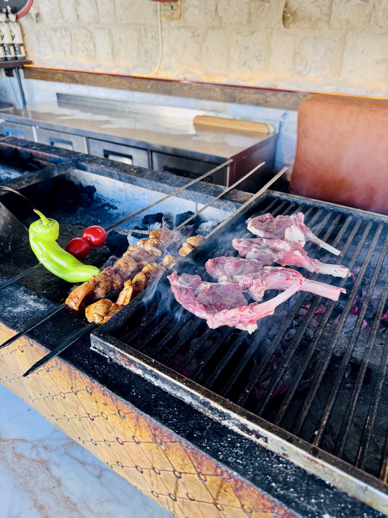 Turkish barbecue meal in Göreme