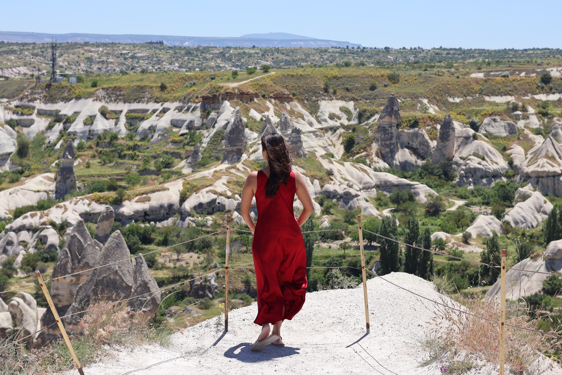 360 panorama of Göreme and the surrounding valleys