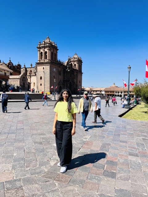 Cusco city square view 1