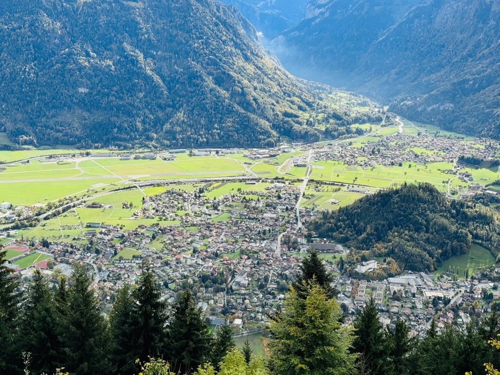 Interlaken Seen from Harder Kulm view 2