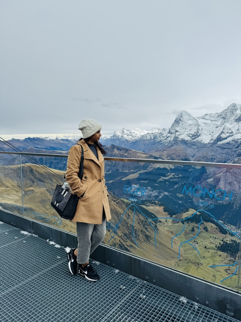 Alps from Piz Gloria view 2