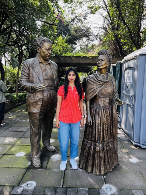 With Frida and Diego Rivera