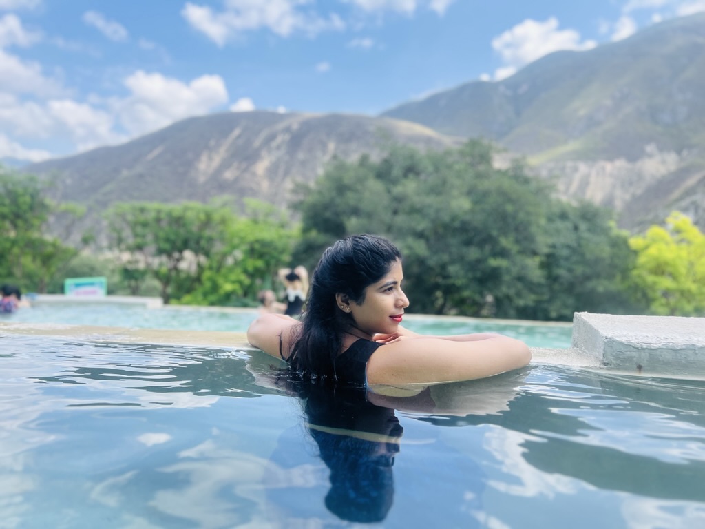 Heated pools of Tolantongo view 1