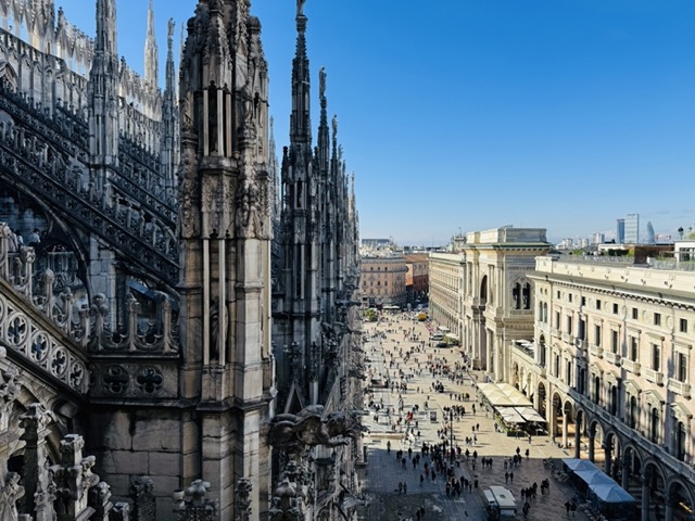Over the Milan Cathedral view 1