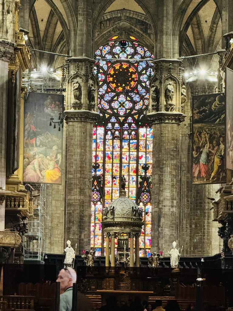 Inside Duomo Di Milano view 2