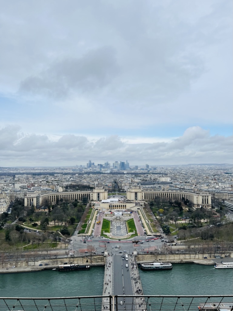On Top of Eiffel Tower view 2