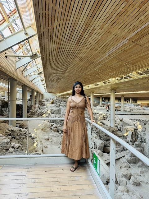 Prehistoric town of Akrotiri view 2