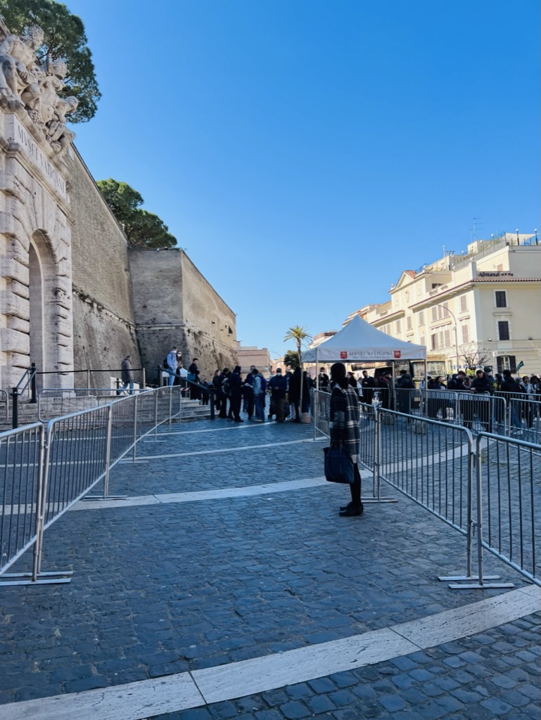 Immigration into Vatican view 1